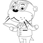 coloriage Animal Crossing pour enfants à télécharger
