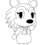 coloriage Animal Crossing a telecharger