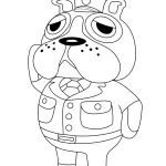 coloriage Animal Crossing et apprentissage