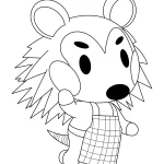 coloriage Animal Crossing pour enfant de à imprimer