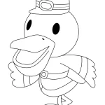 coloriage Animal Crossing à imprimer pour enfants
