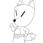 coloriage Animal Crossing pour enfants a imprimer gratuit