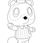 coloriage Animal Crossing pour enfant
