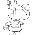 coloriage Animal Crossing a dessiner et imprimer