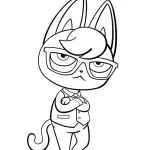 coloriage Animal Crossing pour enfants à télécharger