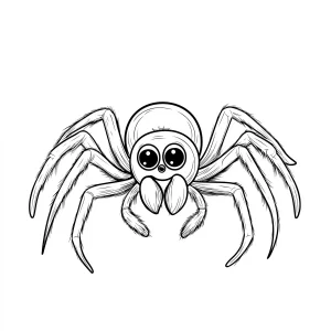 coloriage Araignée a telecharger