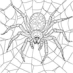 imprimer coloriage Araignée