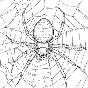 imprimer coloriage Araignée pour enfant
