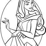 coloriage Aurore pour enfants a imprimer gratuit