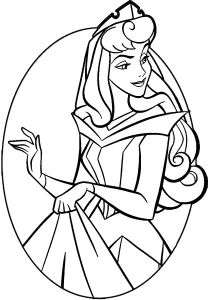 coloriage Aurore pour enfants a imprimer gratuit