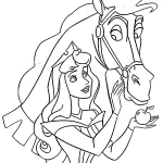 imprimer coloriage Aurore