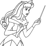 coloriage Aurore à imprimer gratuit