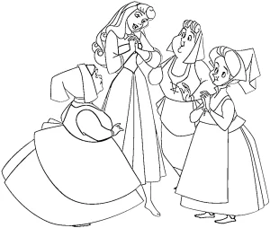 coloriage Aurore à imprimer