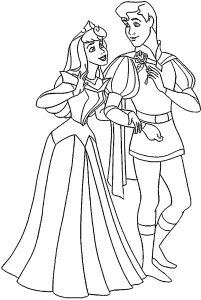 image pour coloriage Aurore enfant