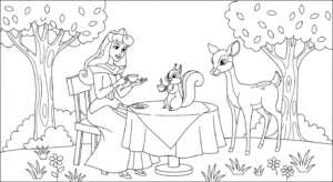 coloriage Aurore updated pour enfants