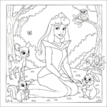 coloriage Aurore updated a imprimer