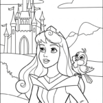 coloriage Aurore updated à imprimer pour enfant de 4 ans