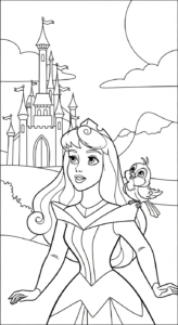 coloriage Aurore updated à imprimer pour enfant de 4 ans