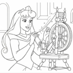 coloriage Aurore updated à imprimer pdf gratuit