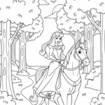 coloriage Aurore updated pour enfant de 6 ans