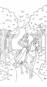coloriage Aurore updated pour enfant de 6 ans