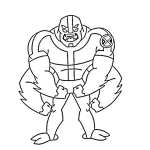 coloriage Ben 10 pour enfants à imprimer