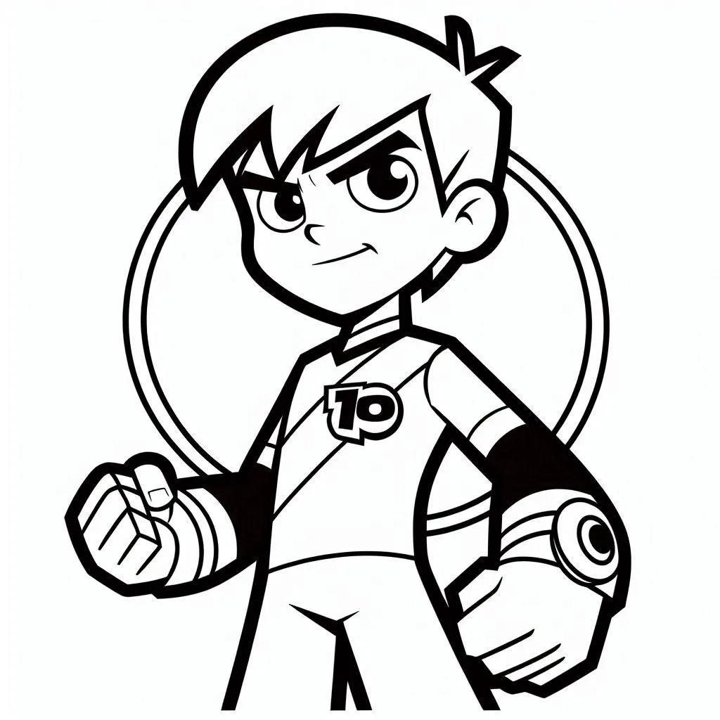 Tranh tô màu Ben 10