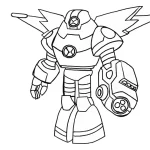 image pour coloriage Ben 10 enfant