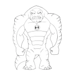 coloriage Ben 10 pour enfants à imprimer