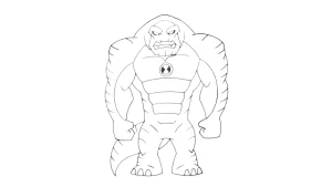 coloriage Ben 10 pour enfants à imprimer