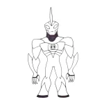 coloriage Ben 10 pour enfant de 3 ans