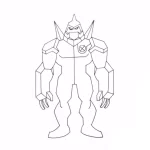 coloriage Ben 10 pour enfant de 10 ans