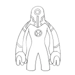 coloriage Ben 10 à imprimer gratuitement pdf