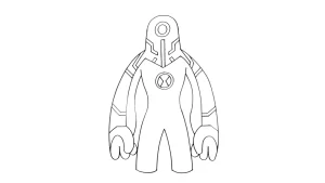 coloriage Ben 10 à imprimer gratuitement pdf