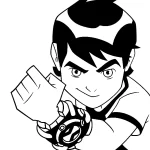 coloriage Ben 10 a imprimer gratuitement