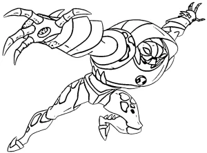 coloriage Ben 10 educatif pour enfant
