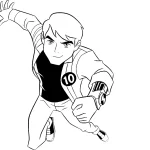 coloriage Ben 10 à imprimer pdf gratuit