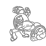 coloriage Ben 10 à imprimer pour enfant de 8 ans