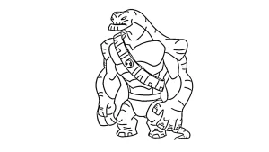 coloriage Ben 10 pour bebe a imprimer