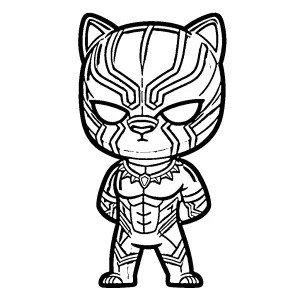 coloriage Black Panther en ligne