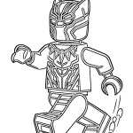 coloriage Black Panther gratuit en ligne