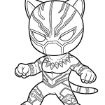 coloriage Black Panther en ligne