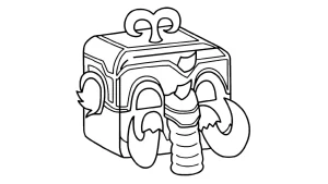coloriage Blox Fruits gratuit