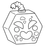 coloriage Blox Fruits a imprimer pour enfant de 4 ans
