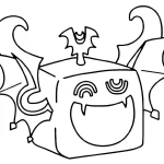coloriage Blox Fruits à imprimer pour enfant de 2 ans