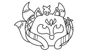 imprimer coloriage Blox Fruits