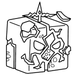 coloriage Blox Fruits à imprimer pdf