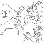 coloriage Boruto pour enfant de 10 ans
