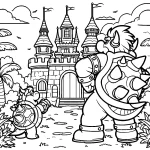 coloriage Bowser pour enfant