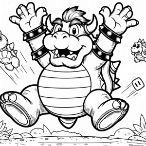coloriage Bowser et dessins